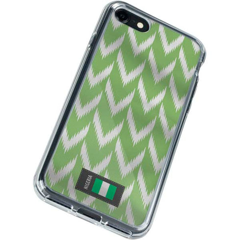 Nigeria Soccer Flag iPhone SE (2nd & 3rd Gen) Clear Case